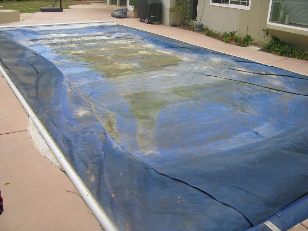 Messy Pool Cover